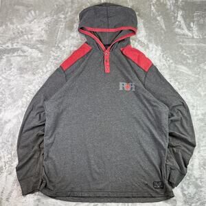 Y2K Rock Revival Long Sleeve Hooded Shirt Men’s XXL 100% Cotton